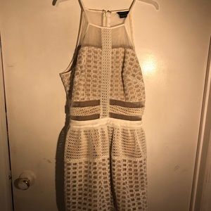 Marciano nude white dress